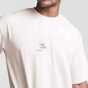 เสื้อยืดผู้ชายเสื้อยืดผ้าฝ้ายโลโก้ที่กำหนดเอง - Product Image 3