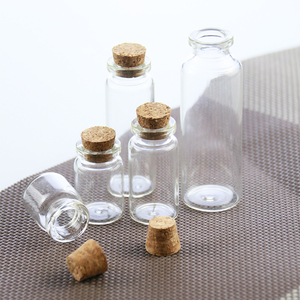 5ml 8ml 10ml 12ml 15ml 20ml Mini rõ ràng thủy tinh có nhu cầu nhỏ trôi chai lọ với nút chai thủy tinh ống corked lọ kẹo chai - Product Image 2