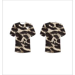 Camiseta de Manga Corta para Hombre con Estampado de Puntos, Cuello Redondo, Corte Regular, Logotipo Frontal Estampado, Trackstar OEM, Marca Privada TSI-G05-P0768 - Product Image 3