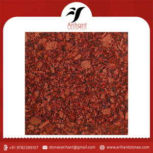 Azulejo de losa de granito rojo superventas del fabricante indio superficie pulida cocina al aire libre disponible precio competitivo - Product Image 2