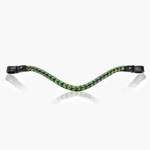 Bande de front de chaîne incrustée de cristaux Swarovski en cuir véritable de la meilleure qualité au meilleur prix - Product Image 1