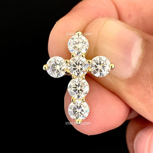 เครื่องประดับเพชร CVD สีทอง14K สำหรับปลูกในห้องปฏิบัติการ - Product Image 3