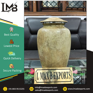 Wide Range of Superior Quality Bulk Sale <b>Funeral</b> <b>Supplies</b> Multi-color Adult Cremation Aluminium Urns for Human Ashes From India - Product Image 6
