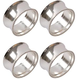 แหวนผ้าเช็ดปากเหล็กรูปทรงกลมทำด้วยมือเป็นมิตรต่อสิ่งแวดล้อมของตกแต่งในสต็อคงานแต่งงานงานปาร์ตี้งานเทศกาลดีไซน์หรูหรา - Product Image 2