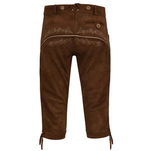 Lederhosen-Pantalón corto de cuero auténtico con tirantes a juego para hombre, Oktoberfest bavario personalizado, 100% original - Product Image 6