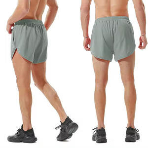 Pantalones Cortos Deportivos para Hombre, Transpirables, de Malla/Poliéster, Cintura Elástica, Holgados, de Secado Rápido, para Entrenamiento de Maratón - Product Image 3