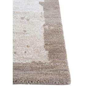 Alfombra Kavi Ivory de Lana y Seda de Bambú Anudada a Mano, Esk-330(3D), 10 mm de Grosor, Diseño Abstracto para Sala de Estar, Pasillo, Forma Rectangular - Product Image 4