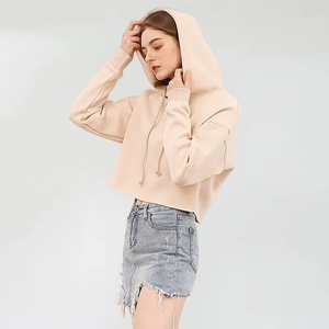 Femmes décontracté solide à manches longues à capuche coréen Harajuku Style japonais pull sweat surdimensionné Streetwear haut respirant - Product Image 2