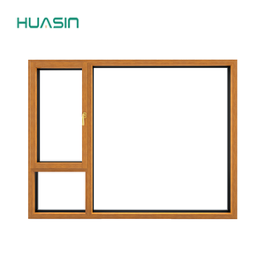 <span class=keywords><strong>Ventanas</strong></span> de Madera Revestidas de Aluminio de Palisandro de Color Natural 2025, Fabricadas Directamente por Huasin en Indonesia - Product Image 2