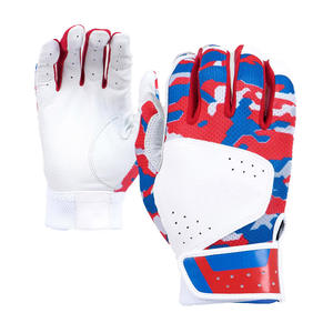 Guantes de Bateo de Béisbol y Sóftbol de Piel de Cabretta de Primera Calidad, Diseño de Camuflaje con Logotipo Personalizado, Fabricante de Guantes Deportivos - Product Image 1