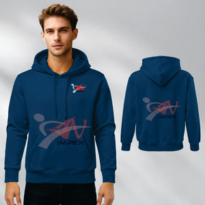 เสื้อฮู้ดดี้พิมพ์ลายดิจิตอลผ้าฟลีซหนาน้ำหนัก 460GSM สำหรับผู้ชายและยูนิเซ็กซ์ แห้งเร็ว ขายส่งสำหรับฤดูหนาว - Product Image 2