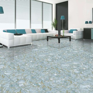 Alexina Aqua 60x120 Carrelage d'intérieur en céramique brillante porcelaine émaillée polie sol en marbre mur luxe - Product Image 1
