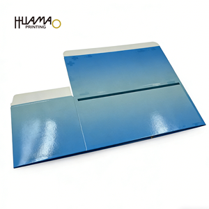 Blue paper <b>box</b> Custom Size Snap <b>Lock</b> Bottom Color Packaging <b>Box</b> for Facial Mask Freeze-dried Powder & Beauty Device - Product Image 3