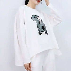 Sudadera con capucha de punto con bordado GSM alto con letras de invierno hechas a medida para mujer, ropa informal, sudadera de 100% algodón de calidad Premium - Product Image 6