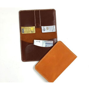 Nueva Cartera de cuero puro de estilo empresarial para hombre más vendida a la moda al por mayor hecha en fábrica y ligera con patrón de logotipo de longitud larga - Product Image 3