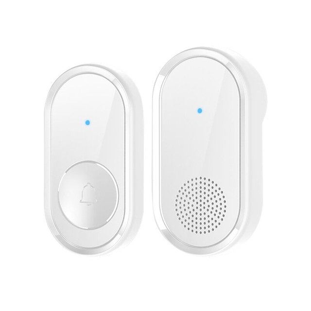 Daytech  Battery Powered 300 Meters Range US Plug Door Bell Waterproof Large Range Practical Wireless Doorbell for House Home
