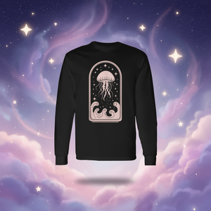 T-shirt à manches longues Jellyfish Tank Top, motif évasion fantaisiste, nuit étoilée, promotionnel - Product Image 3