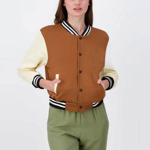 Vestes de survêtement pour femmes en tissu de laine sur mesure au prix d'usine, vestes de survêtement pour femmes à la mode - Product Image 1