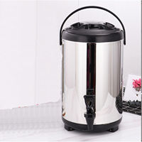 Bouilloire électrique portable avec fiole thermique en acier inoxydable garder au chaud seau à thé/lait pour une utilisation en magasin commerçants instantanés