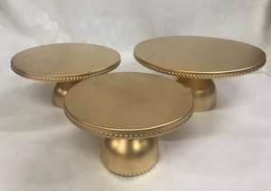 Support à gâteau en aluminium fait main, design personnalisé, forme personnalisée, pour la décoration de fête d'anniversaire ou de mariage, vente chaude - Product Image 2