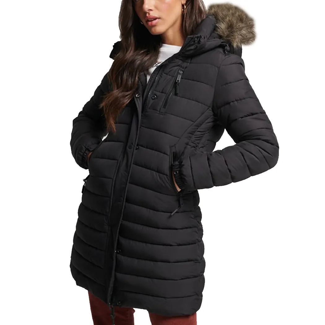 2022 Custom Fashion Casual Female ladies Down Fill Bubble Long Plus Size Women's Jacket And Puffer Winter Coat For Women