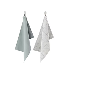 Ensemble de serviettes à thé à carreaux en coton biologique, pour hôtel, maison, cuisine, salle à manger, certificat GOTS, vêtements à thé de haute qualité, réutilisables - Product Image 3