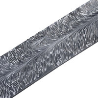 Artisanat de l'acier Couteau international personnalisé fait à la main en acier de Damas Fabrication de plumes vierges Barre de soudage laminée à chaud