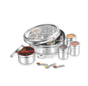Stainless Steel <b>Spices</b> Boxes 12-Pieces <b>Set</b> Square Box <b>Set</b> for Kitchen Restaurant <b>Spices</b> Boxes Wholesale Supplier - Product Image 5