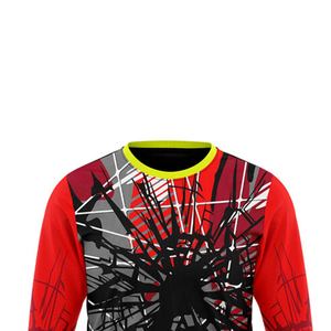 Haute qualité sur mesure hommes à manches longues O cou t-shirt élastique Spandex entraînement Gym t-shirts séchage rapide vêtements de Fitness pour hommes - Product Image 5