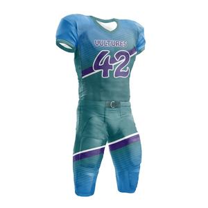 Servicio OEM Uniforme de Fútbol Americano Personalizado con Sublimación de Manga Corta - 100% Poliéster Personalizable a Bajo Precio - Product Image 1