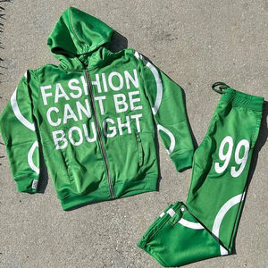 Chándal estampado transpirable y cómodo para hombre, venta al por mayor de alta calidad OEM, hecho a medida, superventas, holgado, de talla grande, de invierno - Product Image 3