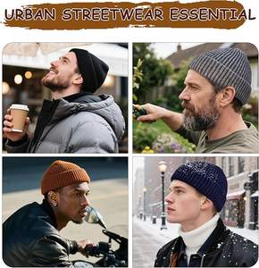 Gorro de Invierno Grueso y Cálido de Primera Calidad para Hombre y Mujer, con Logotipo Personalizado, Impresión y Bordado de Diseño - Product Image 5