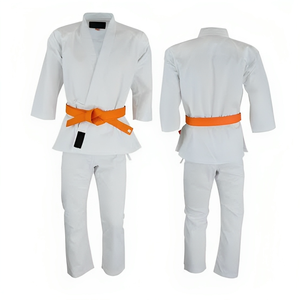 Uniformes de Karate de Diseño Personalizado con Logotipo Frontal, Fabricante en Pakistán, Técnica de Lavado, También para Pantalones Cortos de Muay Thai - Product Image 5