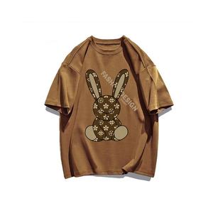 Camiseta de manga corta multicolor para mujer, ropa de verano de talla grande con logotipo personalizado y diseño impreso, gran oferta - Product Image 1