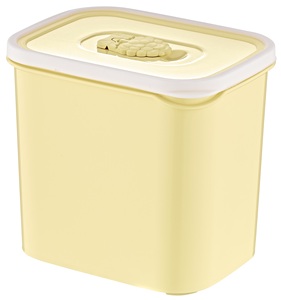 Caja de almacenamiento segura para microondas sin BPA de 2,4 L, contenedor de comida de cocina de plástico, sello hermético para comida seca, técnicas de inyección de preparación - Product Image 3