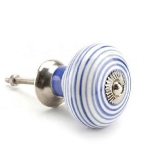 Tirador de cajón de cerámica de flores de diseño moderno de nuevo diseño, tirador de armario de alta calidad en cerámica a la venta - Product Image 5