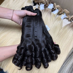 วิกผมแท้ผมหยิกแบบมีลูกไม้ HD เต็มศีรษะวิกผมคนจากเวียดนามสำหรับฤดูใบไม้ผลิ - Product Image 1