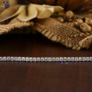 4.60 CT Rond Brillant Coupe Diamant Tennis Bracelet 18k Or Blanc Cvd/Hpht Diamant Bijoux - Product Image 3