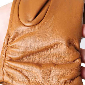 Nuevos guantes de cuero de diseño personalizado Guantes de cuero de alta calidad para hombres Guantes de cuero para hombres al por mayor - Product Image 5