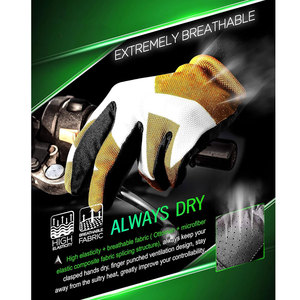 Por encargo de los hombres Vintage Sportswear Motocross Guantes Pantalla táctil Guantes de cuero para ciclismo Venta en línea - Product Image 2