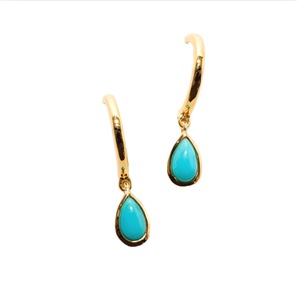 Pendientes de Plata de Ley S925 con Baño de Oro de 14K y Topacio, Clásicos, Ajustables, Color Personalizado, Bella OEM ODM - Product Image 1
