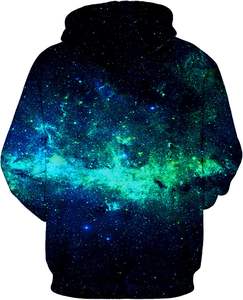 Sudaderas con capucha estampadas para hombre al por mayor, servicio OEM, último diseño hecho en Pakistán, sudaderas con capucha para hombre mezclado con estampado de algodón 3D para hombre - Product Image 2