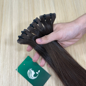 เทปผมตรงธรรมชาติมีหลายสีผมมนุษย์แท้ความยาว8-32นิ้ว - Product Image 5