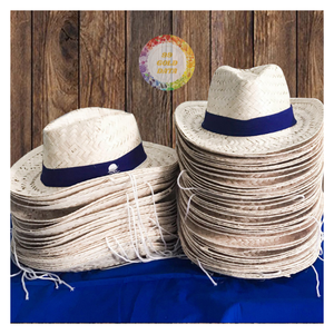 Cheap Natural Straw <b>Fedora</b> <b>Hats</b> Kwai <b>hat</b> for Promotions - Product Image 5