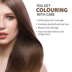 100gm de larga duración amoníaco PPD libre de hierbas Henna tinte para el cabello Etiqueta Privada color en polvo natural con logotipo personalizado OEM - Product Image 3