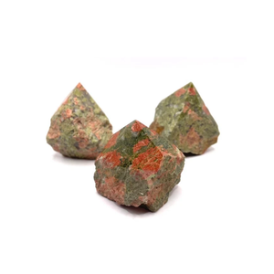 Piedra Base de corte de punto de unakita natural de alta calidad, Material de piedra rugosa pulida de alta calidad, punto de piedra cruda para venta al por mayor - Product Image 5