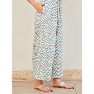 Ensemble chemise Awadhi brodée unie et pantalon palazzo pour femme - 2 pièces - Product Image 5