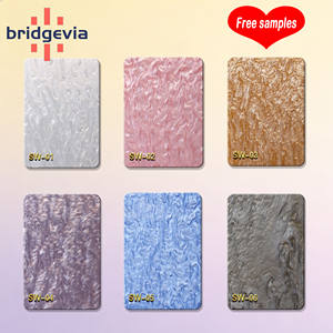 Plaque en acrylique moulé blanc nacré de 3 mm, format personnalisé, 100 % PMMA, pour décoration intérieure, sous-verres, découpe et gravure laser - Product Image 2