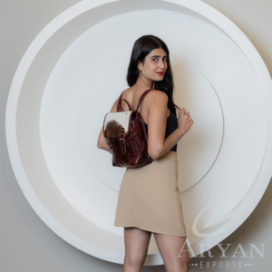 ผมจริงบนกระเป๋าเป้สะพายหลังหนังวัวสไตล์ตะวันตกกระเป๋าเป้สะพายหลังโรงเรียนกระเป๋าUnisex 2 In 1 Multiใช้กระเป๋าขายส่งผลิตภัณฑ์จํานวนมาก - Product Image 2