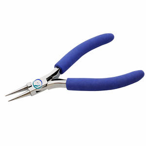 Pince à bec rond professionnelle pour la fabrication de bijoux, en acier inoxydable durable, pointes de précision, idéale pour le perlage et le travail du fil - Product Image 2